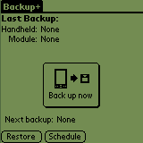 Screenshot loop of Backup+