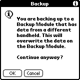 Backup Warning