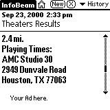 Find the nearest movie theater